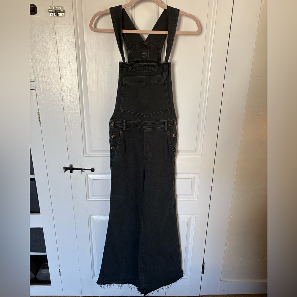 Aerie Charcoal Overalls